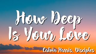 Calvin Harris, Disciples -  How Deep Is Your Love ( Lyrics)