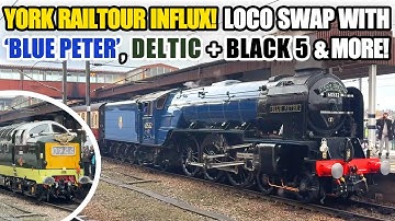 Loco swap with D9000 ‘ROYAL SCOTS GREY