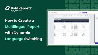 How to Create a Multilingual Report with Dynamic Language Switching