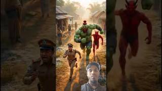 হাল্ক যখন টাকা দিয়ে পুলিশ-প্রশাসন কিনে ফেলে | Hulk tiktok video | Tiktok | Cartoon #shorts #funny