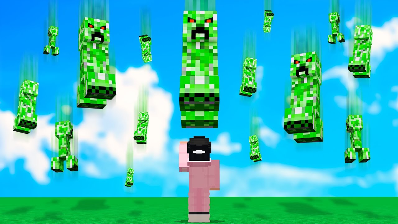 Minecraft, MUTTA Taivaalta Sataa LURKKEJA?!