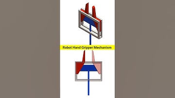 Robot Hand Gripper Mechanism 📌 #robotics #mechanism #engineering