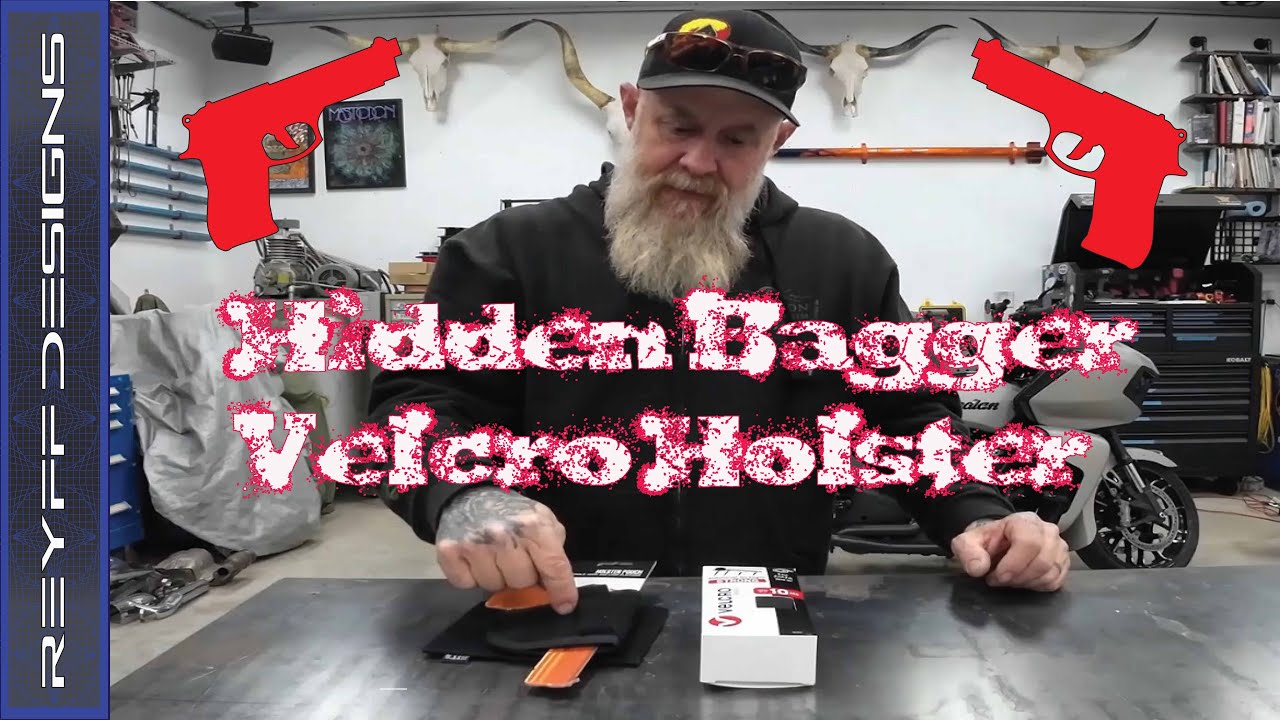 Hidden Bagger Velcro Hand Gun Holster #73
