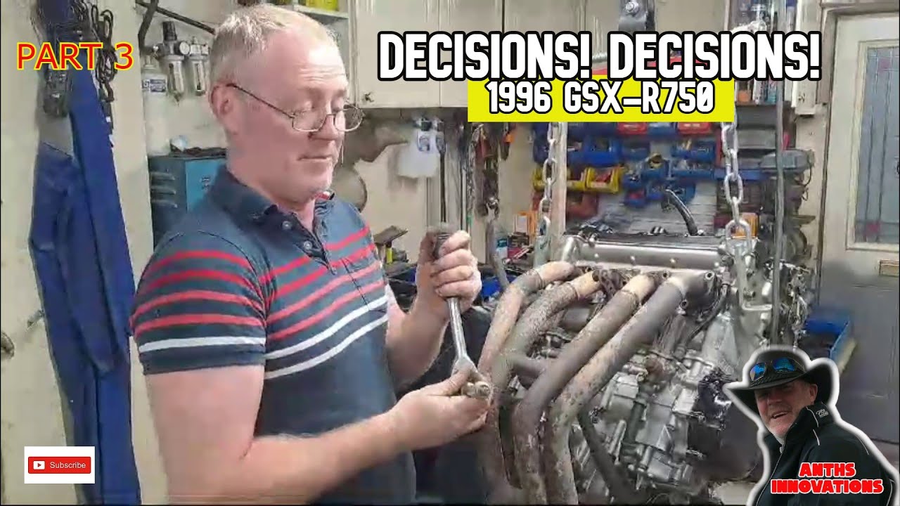 1996 GSX R750  PART 3- DECISIONS! DECISIONS!