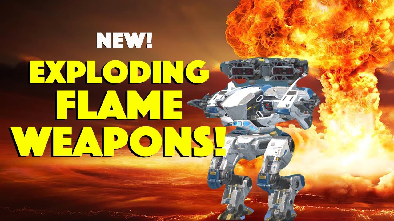 War Robots - New Flame Weapons! Scald, Scorcher & Incinerator!
