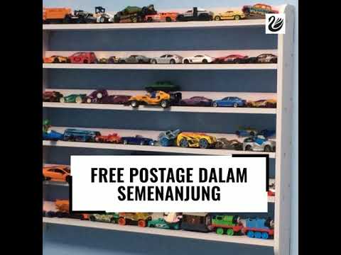 S E N I K R A F Rak  Dinding  Untuk  Pameran Kereta Mainan  