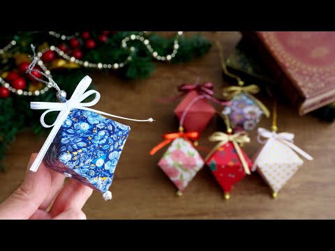折り紙 スタイリッシュなクリスマスオーナメントの折り方 作り方 DIY How To Make Stylish Christmas Ornaments With Origami Paper