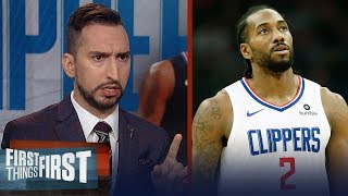 Kawhi Leonard is absolutely costing Clippers wins while load managing | NBA | FIRST THINGS FIRST