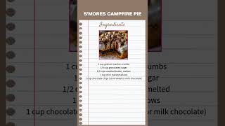 S'mores Campfire Pie