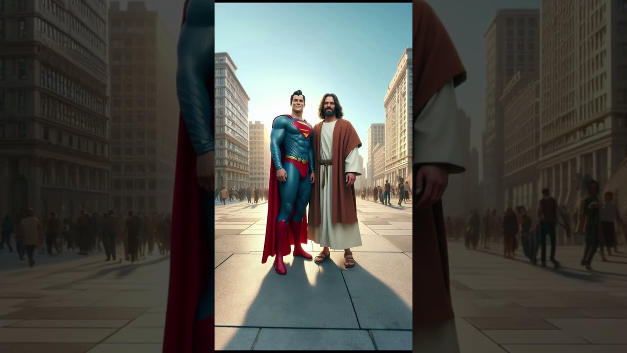 💥 Si amas a Jesús y Superman… ¡Tienes que ver esto! 😱✝️🦸‍♂️#superman #jesus #youtubeshorts #dccomics