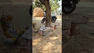 Grandpa Was NOT Ready for This Tiger Prank! 🐯😂