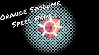 Orange Spodumene Steven Universe Speed Paint