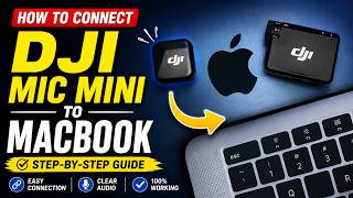 DJI Mic Mini MacBook Setup in 2 Minutes #quicktutorial #quicktips #dji