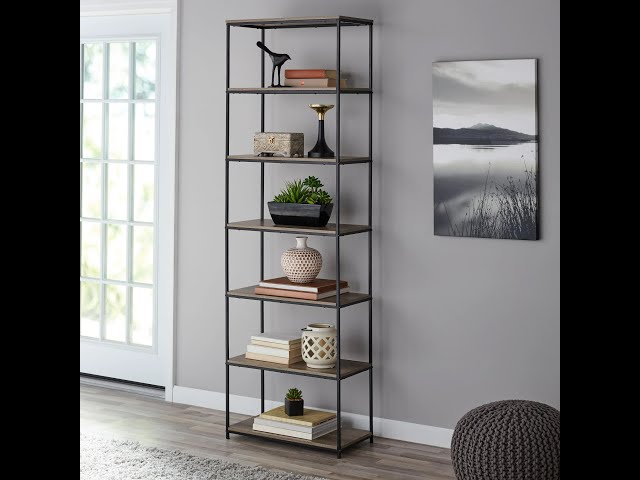 Mainstays metal bookcase discount