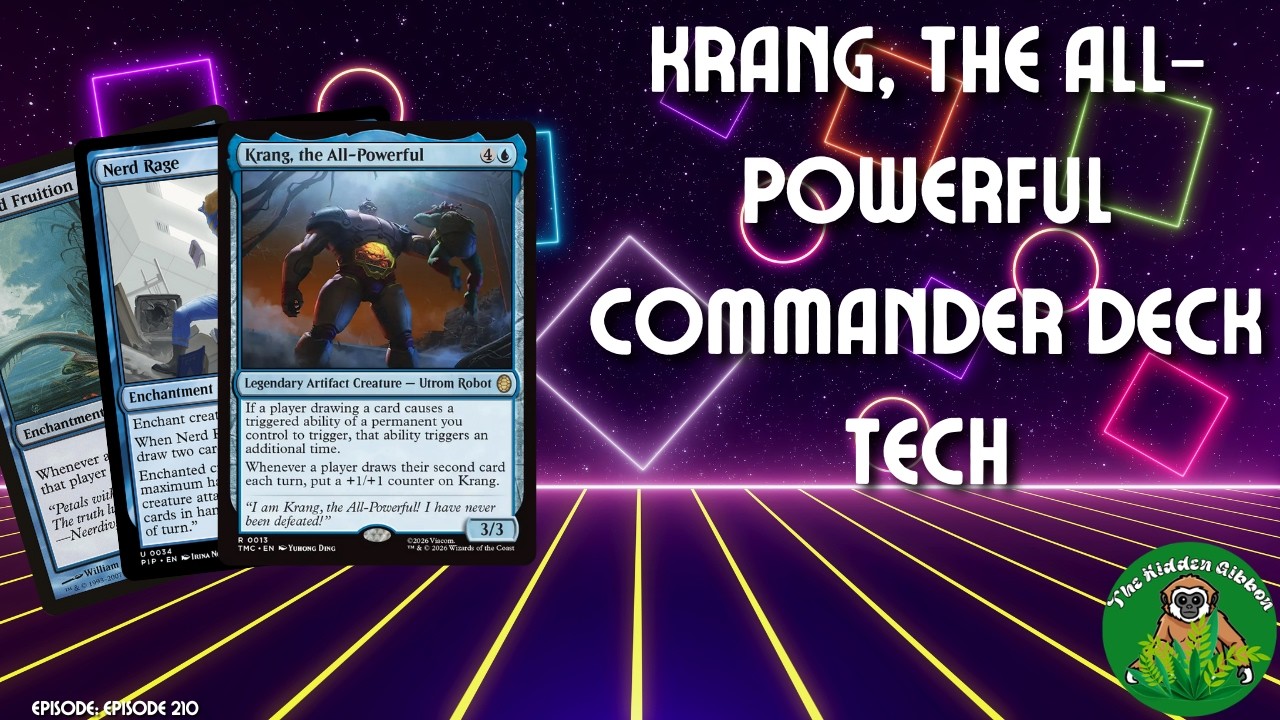 Krang, the All Powerful | Draw, Counters, Tokens | MTG Commander Deck Tech | Episode 210 Krang, the All Powerful | Draw, Counters, Tokens | MTG Commander Deck Tech | Episode 210