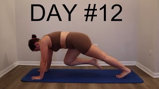 Day #12 New Years 30 Day Workout Challenge - Abs/Core 18 Min Pilates At Home No Equipment