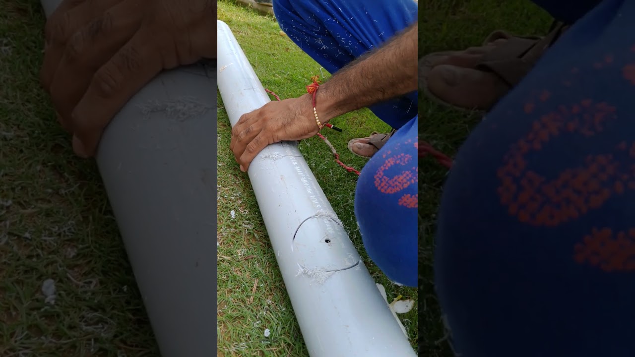 Using drill and Hole Saw for for  holding cups of Hydroponics system