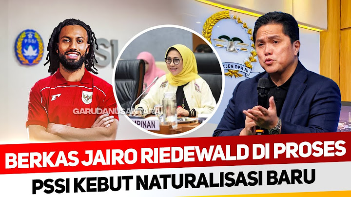 Jairo Riedewald resmi~DPR Percepat Naturalisasi jelang kualifikasi Round 4 #timnasindonesia