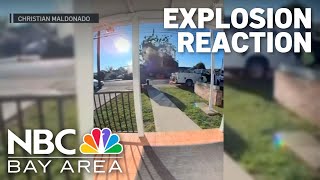 Explosion near Hayward leaves residents stunned