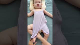 Newborn baby leggings, thin and cute summer baby half-back romper,