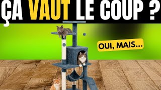 Edipets 3-Tier Cat Tree – Large Cat Tree with Hammock, House, and Cozy Bed screenshot 5