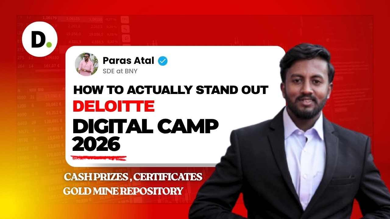 Deloitte Digital Camp 2026 | How to Win 🥇 | ₹₹ Prizes + Goldmine GitHub ...