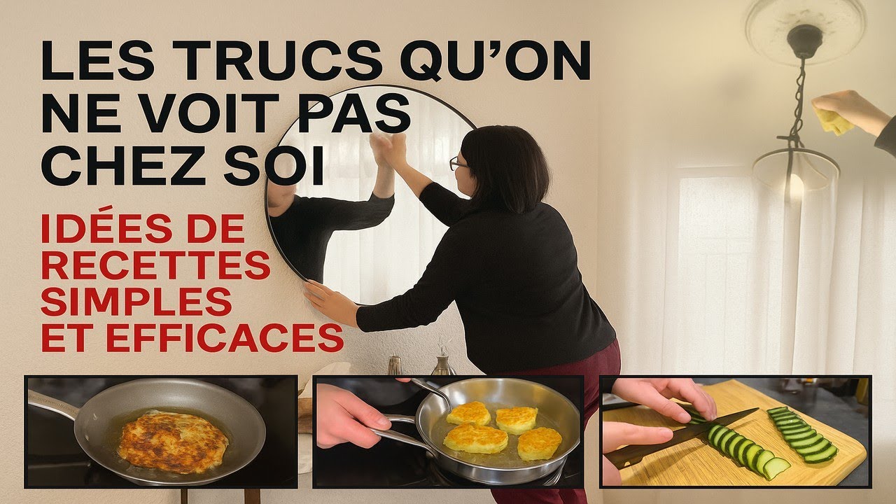 LES TRUCS QU' ON NE VOIT PAS CHEZ SOI - IDEES DE RECETTES SIMPLES ET EFFICACES
