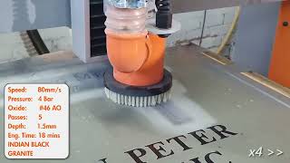 18 Minutes Abridged Version - CNC Headstone Engraving