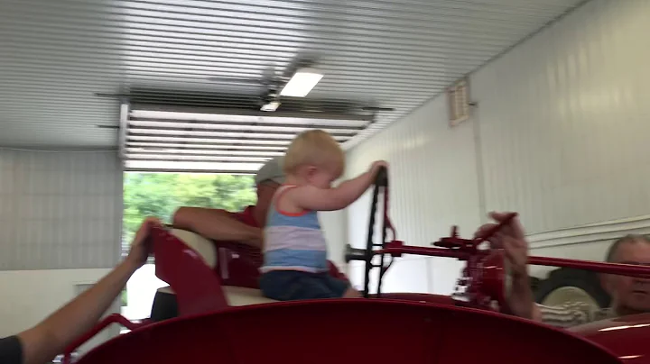 Cam on Uncle Perks tractor