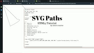 SVG Paths | HTML5 part 14 (SVG Part 6)