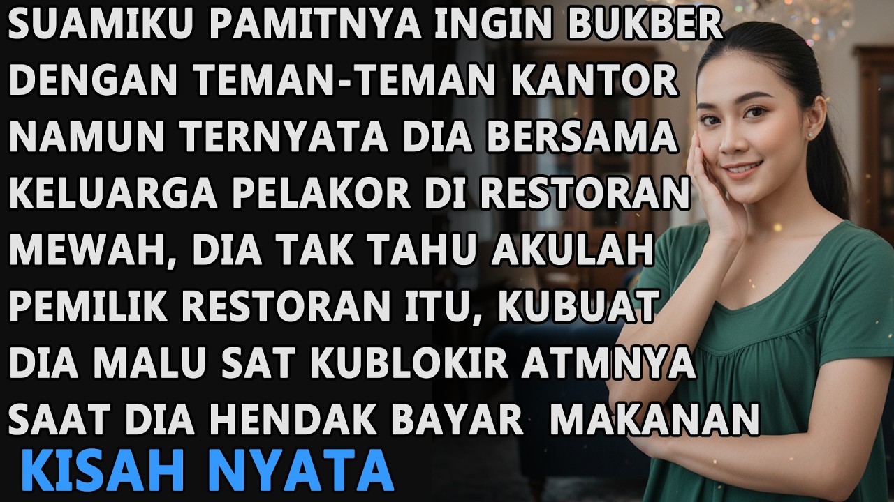 SUAMIKU PAMIT BUKBER DENGAN TEMAN KANTORNYA NAMUN TERNYATA DIA PERGI BERSAMA KELUARGA PELAKOR MATRE