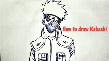 Easy Anime Drawing || How to Draw Kakashi step-by-step || Easy Drawing for Beginners