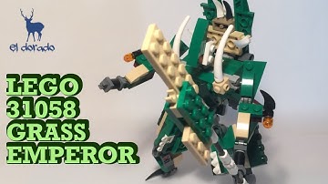 LEGO CREATOR 31058 F.N’s MOC - GrassEmperor - Alternate Mech Mighty Dinos SpeedBuild-ConstructionToy