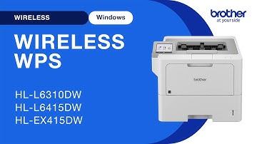 HLL6415DW set up wireless with WPS - Windows