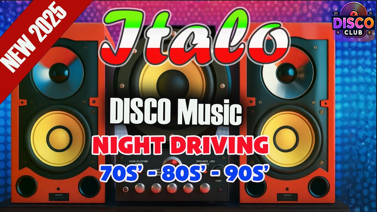 Driving Music Italo Disco 🚗Night Driver Vol.9 Sonic Boom Eurobeat Ultimate Megamix 80s Instrumental