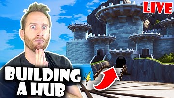 Building a Hub in Fortnite Creative Part 2!