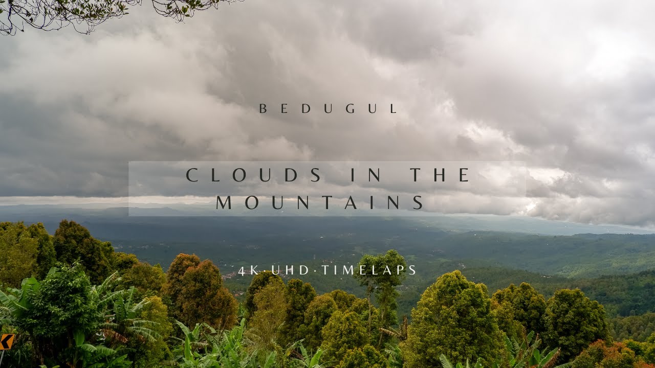 Clouds in the mountains ⛅. Elysium Music 🎶. 4K Time-lapse