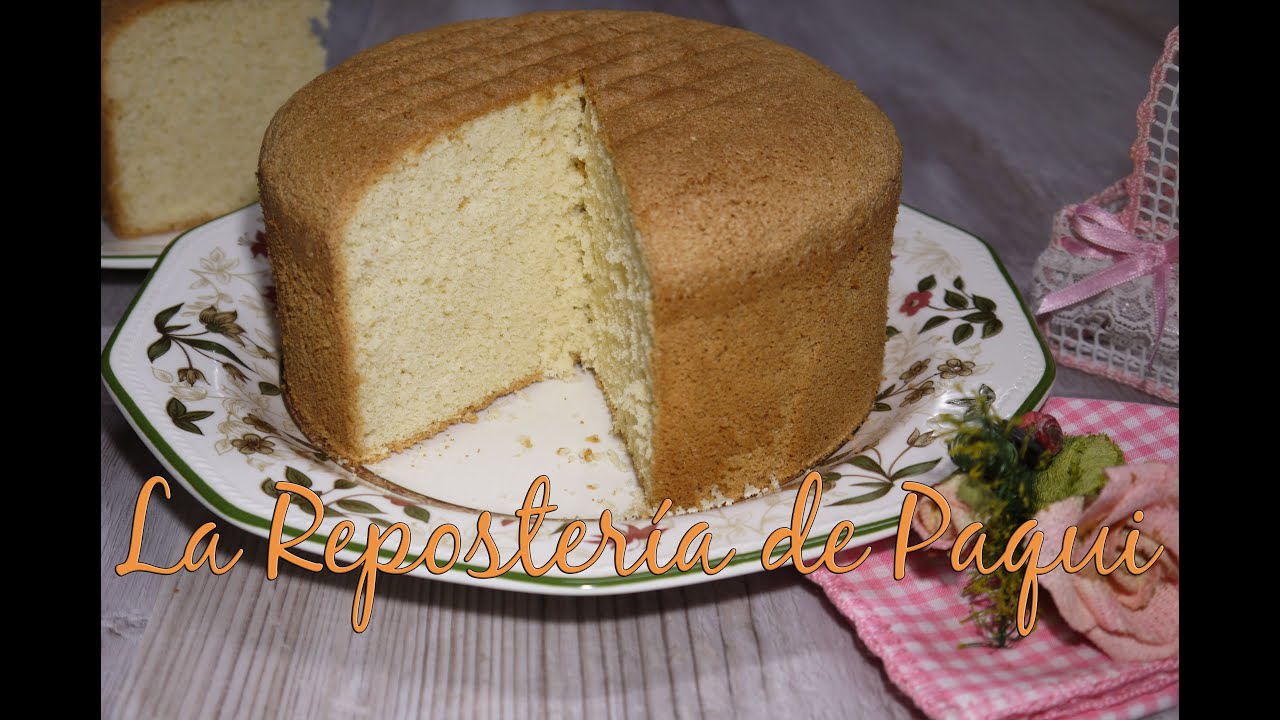 BIZCOCHO BÁSICO para TARTAS ( BASIC POUND CAKE ) - La Repostería de Paqui-