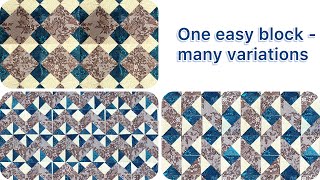 Easy Patchwork Block For Beginners Patchwork Quilt Pattern Patchwork Design Patchwork Ideas to Make