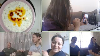 Kizlar Gi̇tti̇...soğuk Ayran Aşi Çorbasi...hastaneye Gi̇tmeye Razi Etti̇m...i̇ç Güveyi̇si̇ Alacak