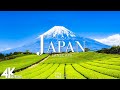 Flying over japan 4k uamazing beautiful nature scenery with relaxing music  4k ultra