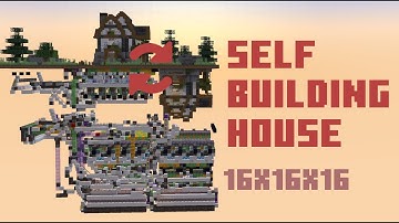 This House Builds Itself (16x16x16 Hipster Door)