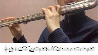 로버트 길래스퍼 곡으로 알토플룻 연습하기  Awakening Dawn - Robert Glasper (Alto Flute Exercise) PDF Sheet Music