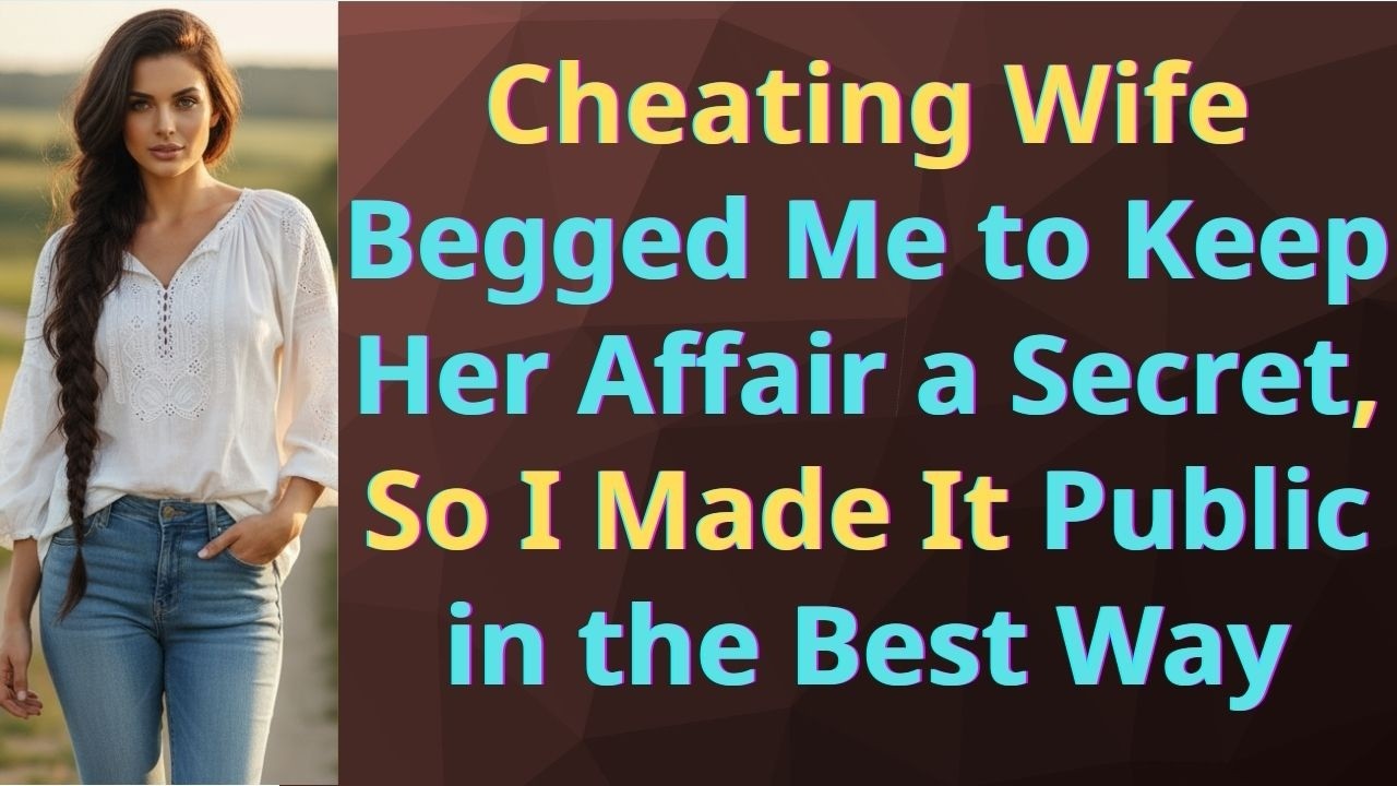 Измена жены умоляла меня сохранить ее роман в тайне, поэтому я предал его огласке наилучшим образом.