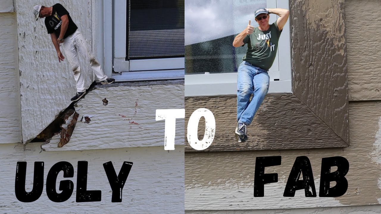 Failed Window Trim-DIY style replacement pt 2 - YouTube