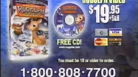 Rudolph the Red Nose Reindeer: Island of Misfit Toys Movie commercial from 2001
