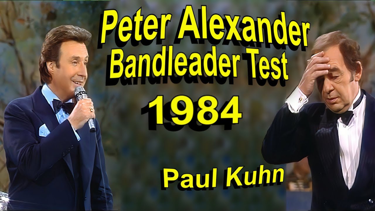Peter Alexander Bandleader Test 1984 Paul Kuhn