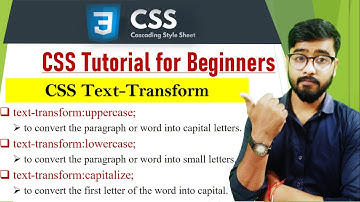 CSS Text Transform | CSS Tutorial for Beginners in [Hindi] | HTML & CSS