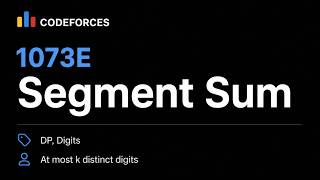 Educational Codeforces Round 53 (Rated for Div. 2) Problem E: Segment Sum