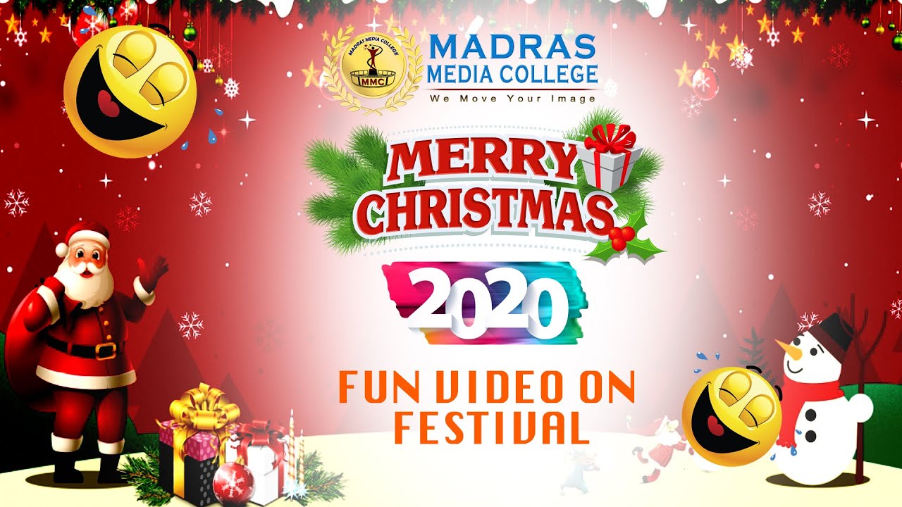 Wish You Happy Christmas & Happy New Year 2020 | Madras Media College